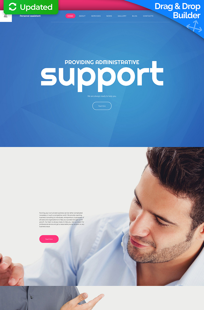 Business & Services Responsive Moto CMS 3 Template