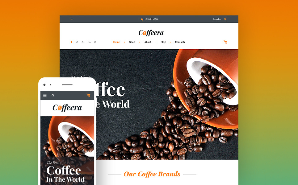 Coffee Shop WPML ready WooCommerce Template Big Screenshot Coffee Shop WooCommerce Theme New Screenshots BIG