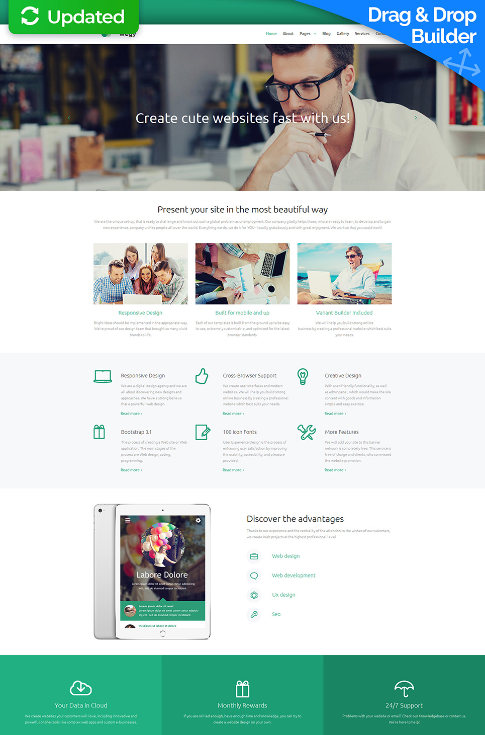 Design Studio Responsive Moto CMS 3 Template New Screenshots BIG