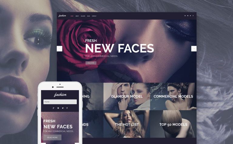 Fashion Spot Bootstrap WordPress Template Big Screenshot Fashion Spot WordPress Theme New Screenshots BIG