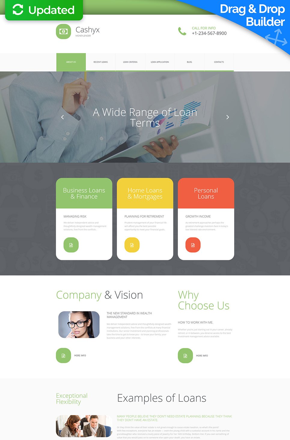 Financial Advisor Responsive Moto CMS 3 Template New Screenshots BIG