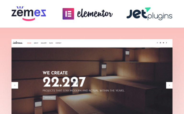 Interna Responsive WordPress Theme Big Screenshot Interna WordPress Theme New Screenshots BIG