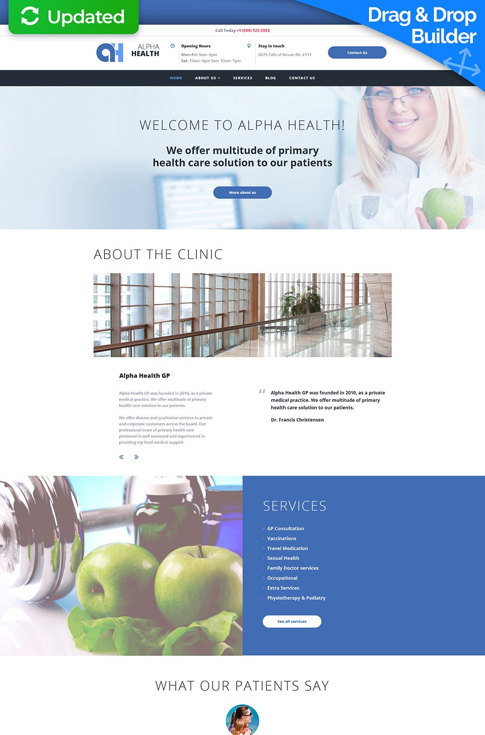 Medical Responsive Moto CMS 3 Template New Screenshots BIG