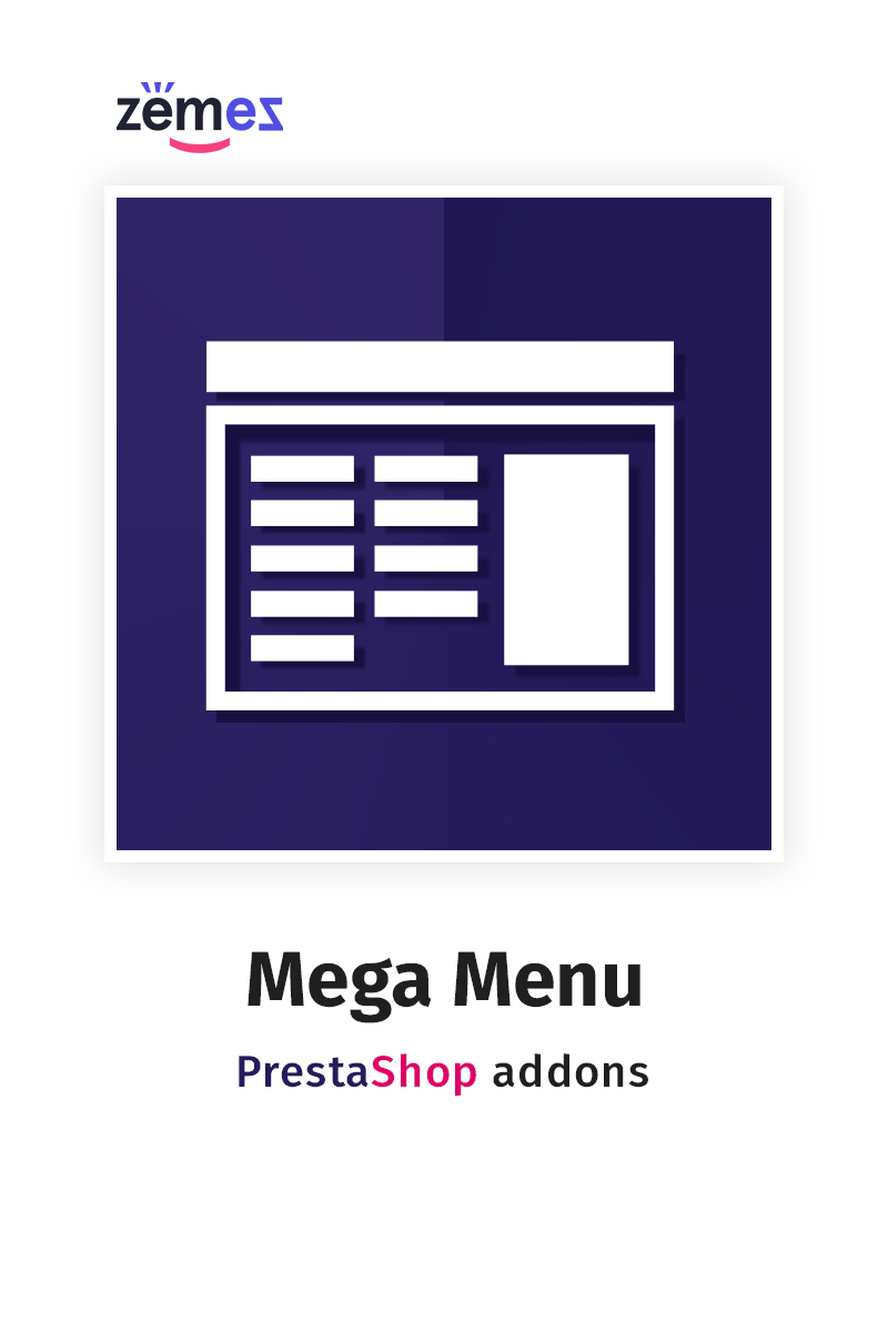 "MegaMenu" - PrestaShop розширення №58653