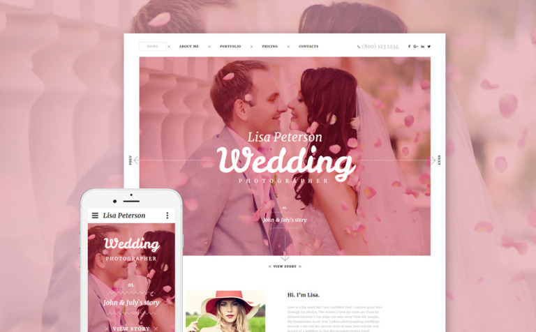 Photographer Portfolio Responsive Website Theme Big Screenshot Photographer Portfolio Responsive Website Template New Screenshots BIG
