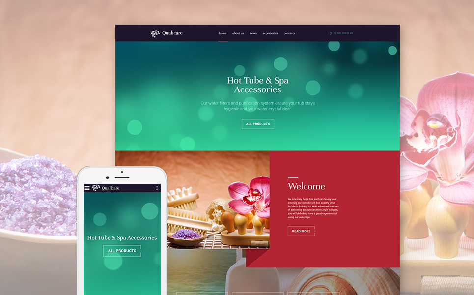 Qualicare Website Template New Screenshots BIG