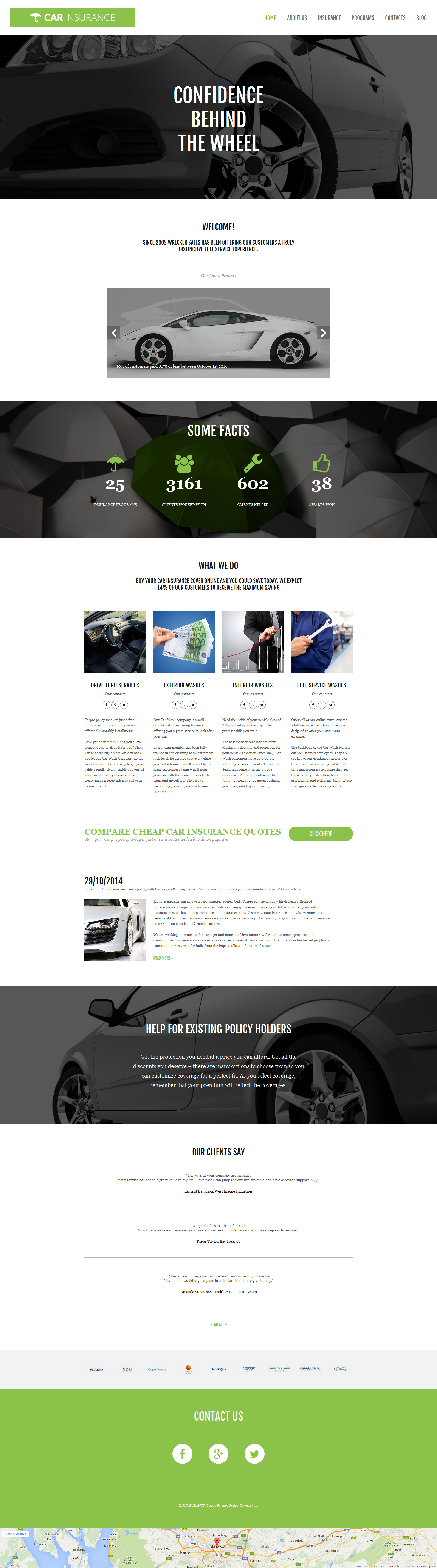 Responsivt Moto CMS 3-mall #58681 - skärmbild