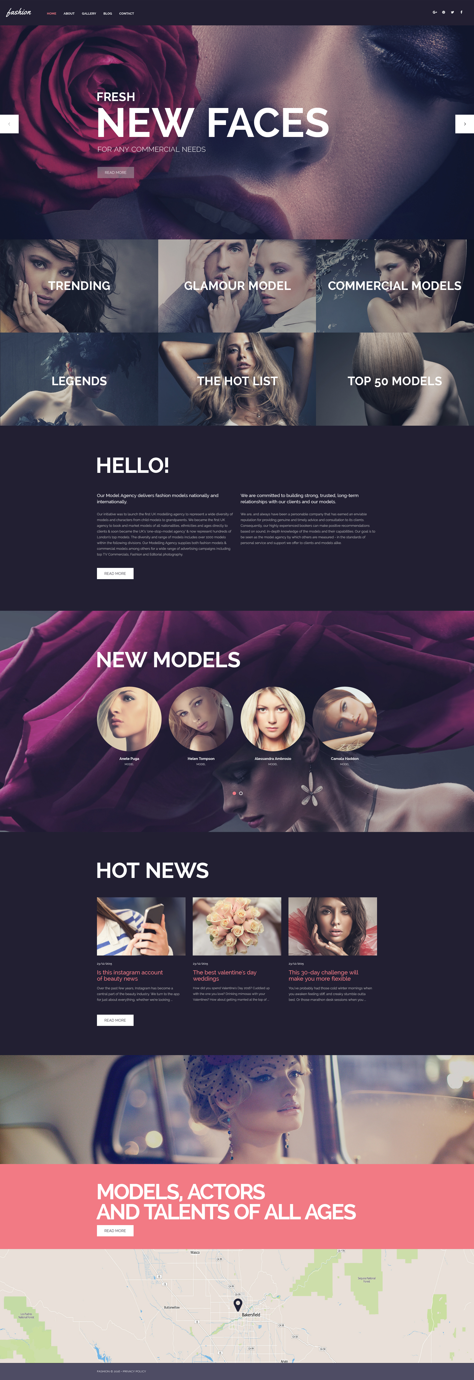 Tema De WordPress "Fashion Spot" #58639 - captura de pantalla