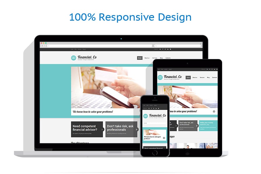 wordpress thme responsive layout