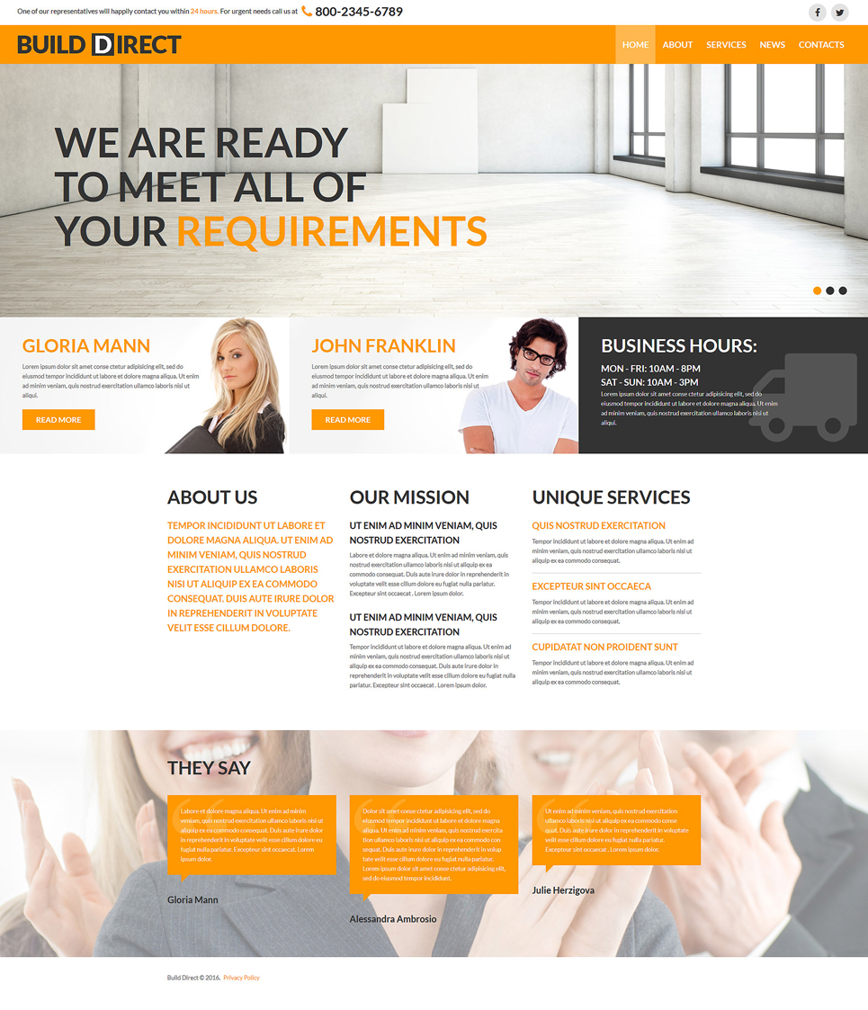 Architecture Joomla Template New Screenshots BIG