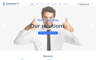 CorpoRational Inc. Website Template