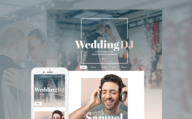 DJ Premium Moto CMS HTML Template Big Screenshot DJ Moto CMS HTML Template New Screenshots BIG