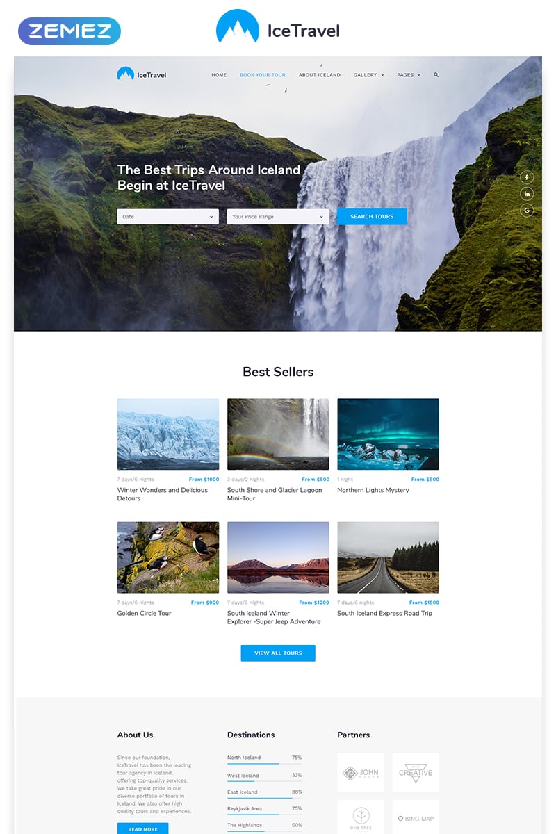 Travel Agency Website >> Ice Travel Travel Agency Multipage Classic Html5 Website Template Travel Agency Website >> Ice Travel Travel Agency Multipage Classic Html5 Website Template