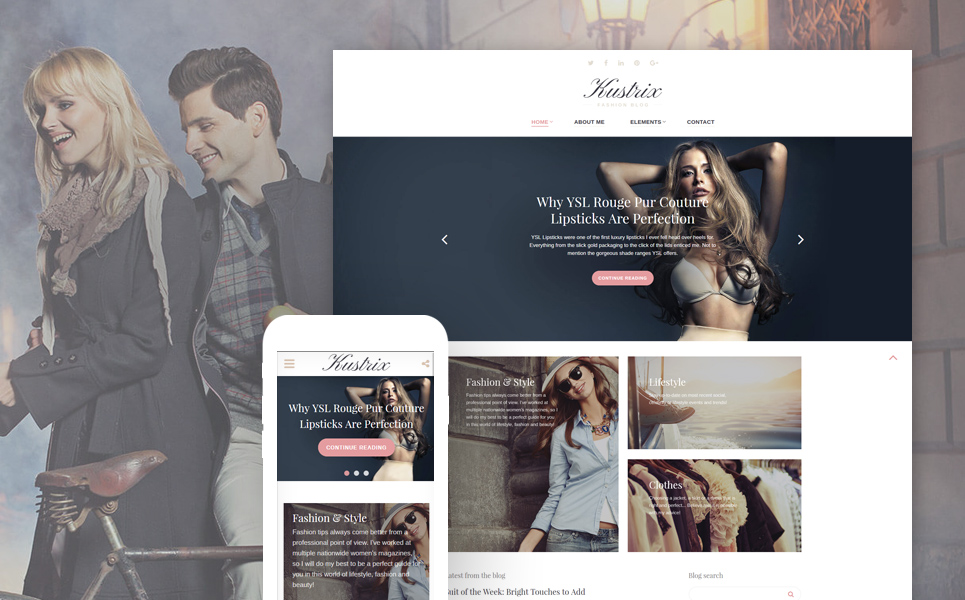 Kustrix Website Template New Screenshots BIG