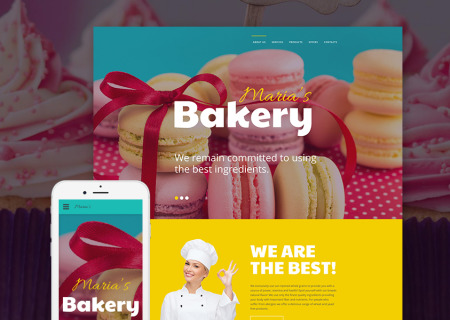 bakery site template