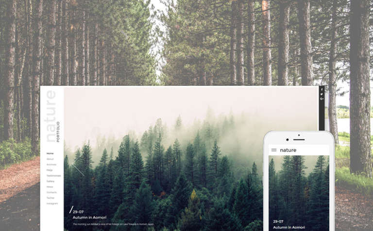 Photography Responsive Website Theme Big Screenshot Photography Responsive Website Template New Screenshots BIG