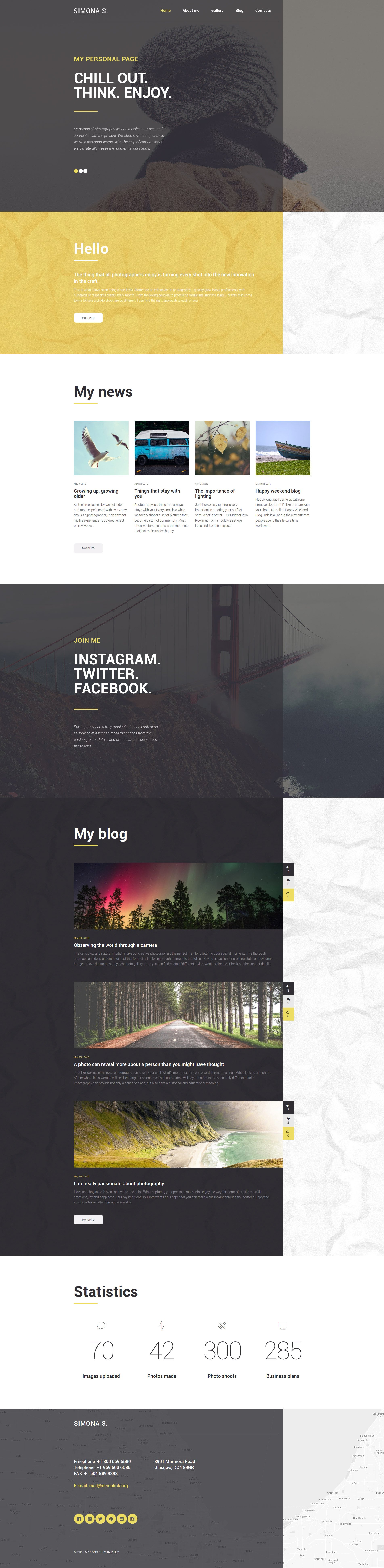 Simona S WordPress Theme - screenshot