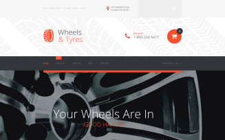 Wheels & Tires VirtueMart Template
