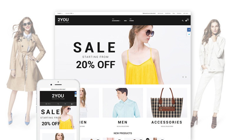 2YOU Bootstrap Magento Template Big Screenshot 2YOU Magento Theme New Screenshots BIG
