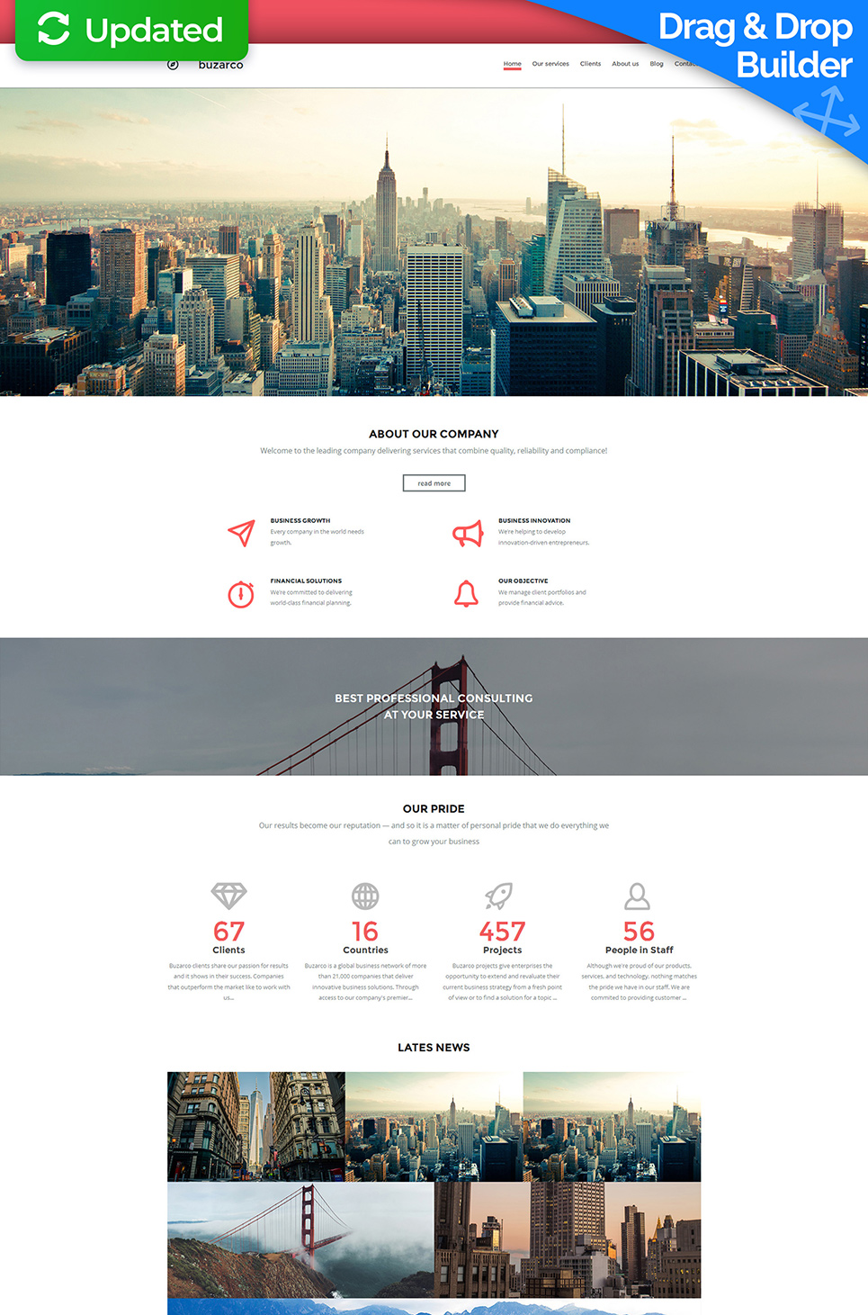 Business Responsive Moto CMS 3 Template New Screenshots BIG