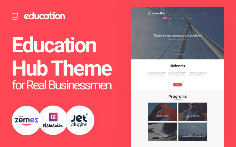 Education - Education Hub Theme for Real Businessmen WordPress Theme