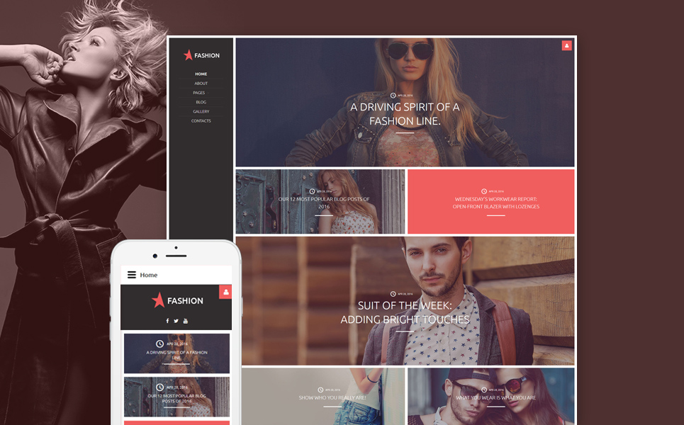 Fashion Joomla Template New Screenshots BIG