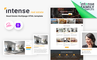 Intense - Real Estate HTML5 Website Template