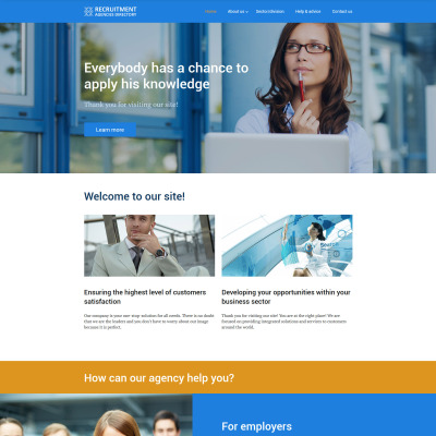 27+ Best Job Portal Website Templates