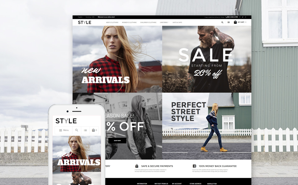 Style - Fashion Clothes Magento Theme New Screenshots BIG