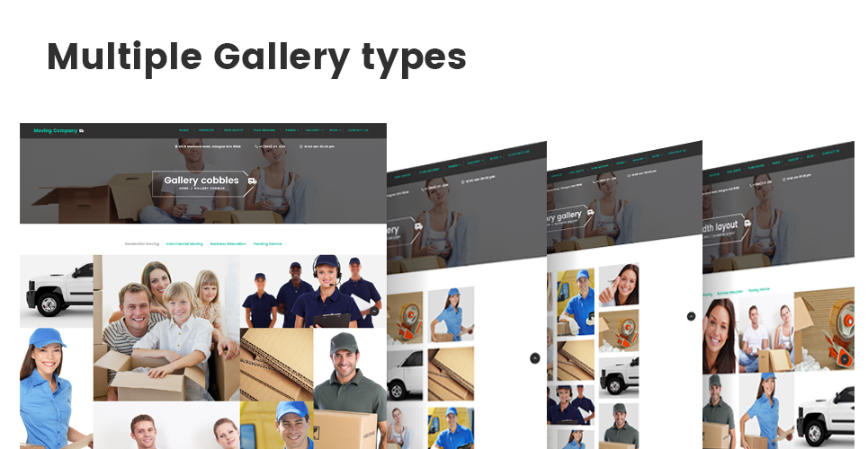 Moving Company Responsive Website Template