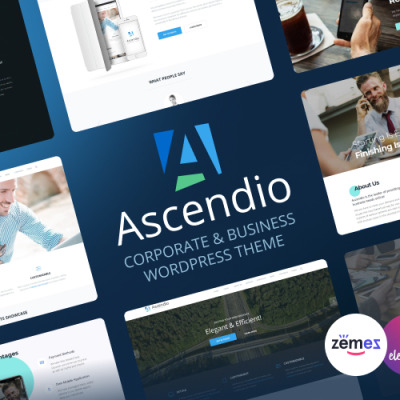 Ascendio - Tema WordPress per aziende #58924