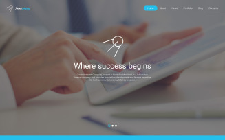 Finance Company Website Template