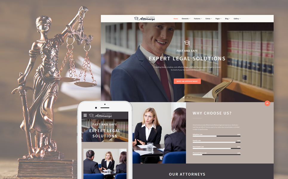 Law Firm Responsive Website Template New Screenshots BIG
