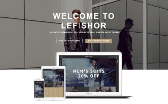 Lefishor - Men's Clothes Accessories PrestaShop Theme