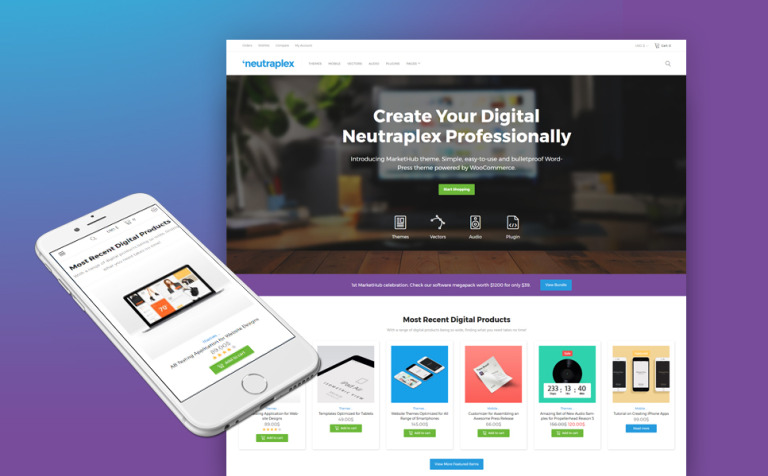 Neutraplex - Electronics WPML ready WooCommerce Template Big Screenshot Neutraplex - Electronics WooCommerce Theme New Screenshots BIG