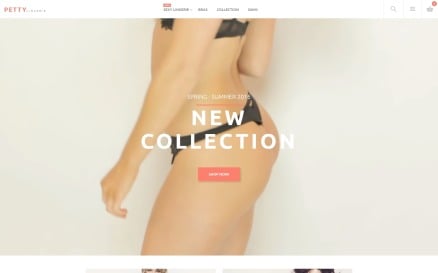 Petty - Lingerie Store Magento Theme