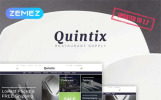 Quintix - Restaurant Supplies Responsywne Motyw PrestaShop Mały zrzut ekranu Responsywny szablon PrestaShop Quintix - sklep naczynia dla restauracji #58980
