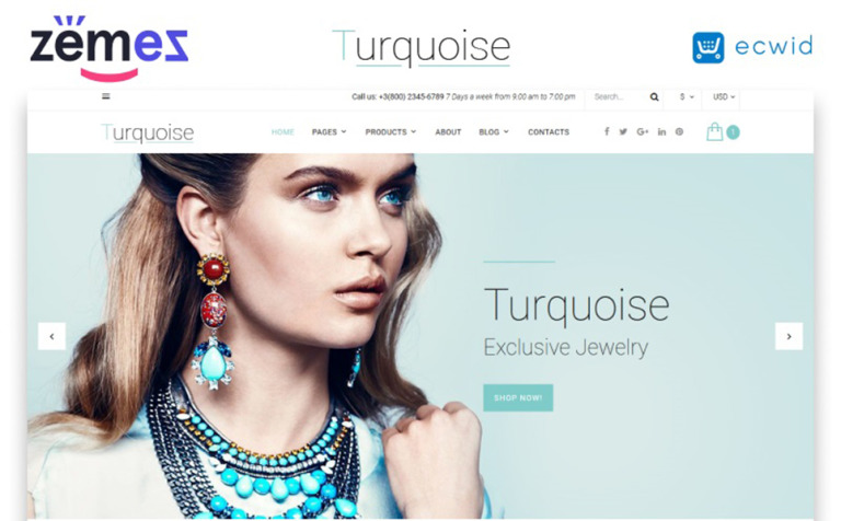 Turquoise Bootstrap Website Template Big Screenshot Turquoise Website Template New Screenshots BIG