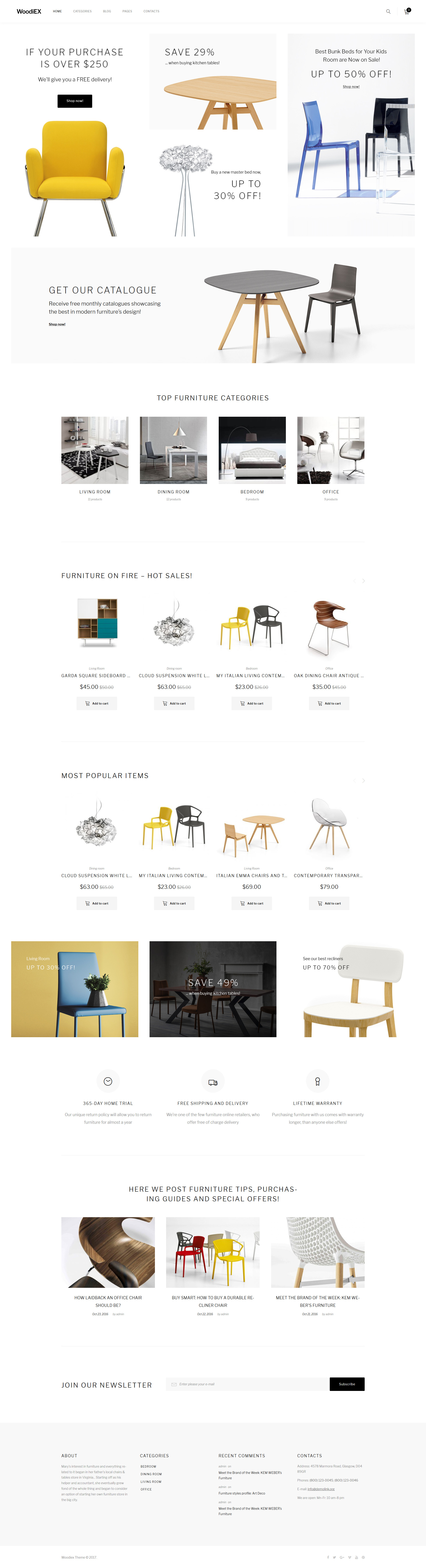 Woodiex - Furniture Shop WooCommerce Theme New Screenshots BIG
