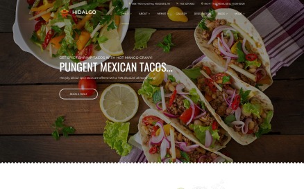Hidalgo - Mexican Food Restaurant WordPress Theme