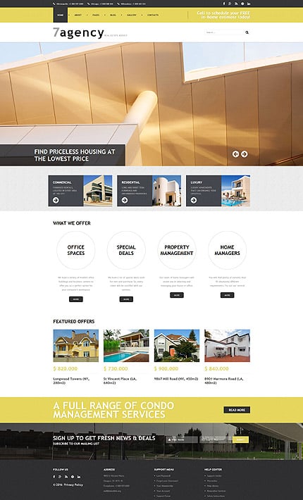 Joomla Main Page preview