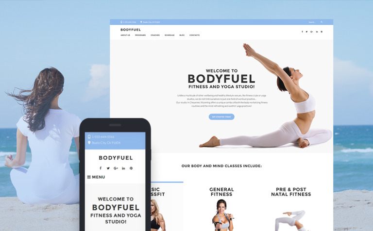 BodyFuel - Fitness & Yoga Responsive WordPress Theme Big Screenshot BodyFuel - Fitness & Yoga WordPress Theme New Screenshots BIG