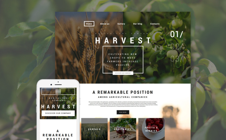 Harvest Responsive WordPress Theme Big Screenshot Harvest WordPress Theme New Screenshots BIG