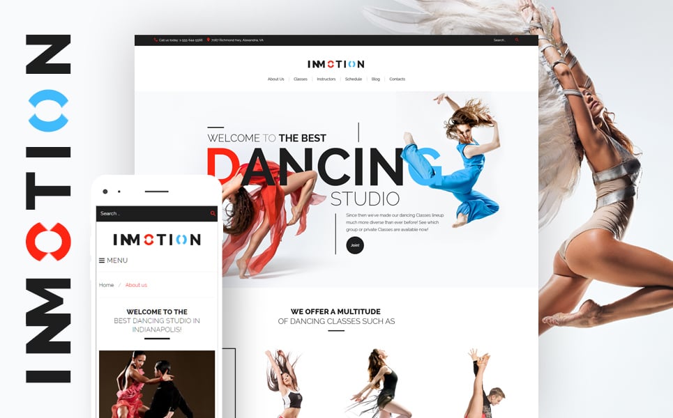 InMotion - Dance School WordPress Theme