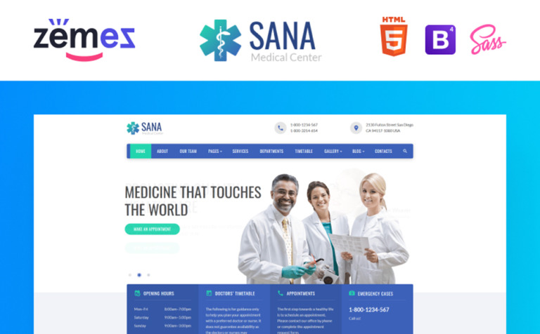 Medical Bootstrap Website Theme Big Screenshot Medical Responsive Website Template New Screenshots BIG