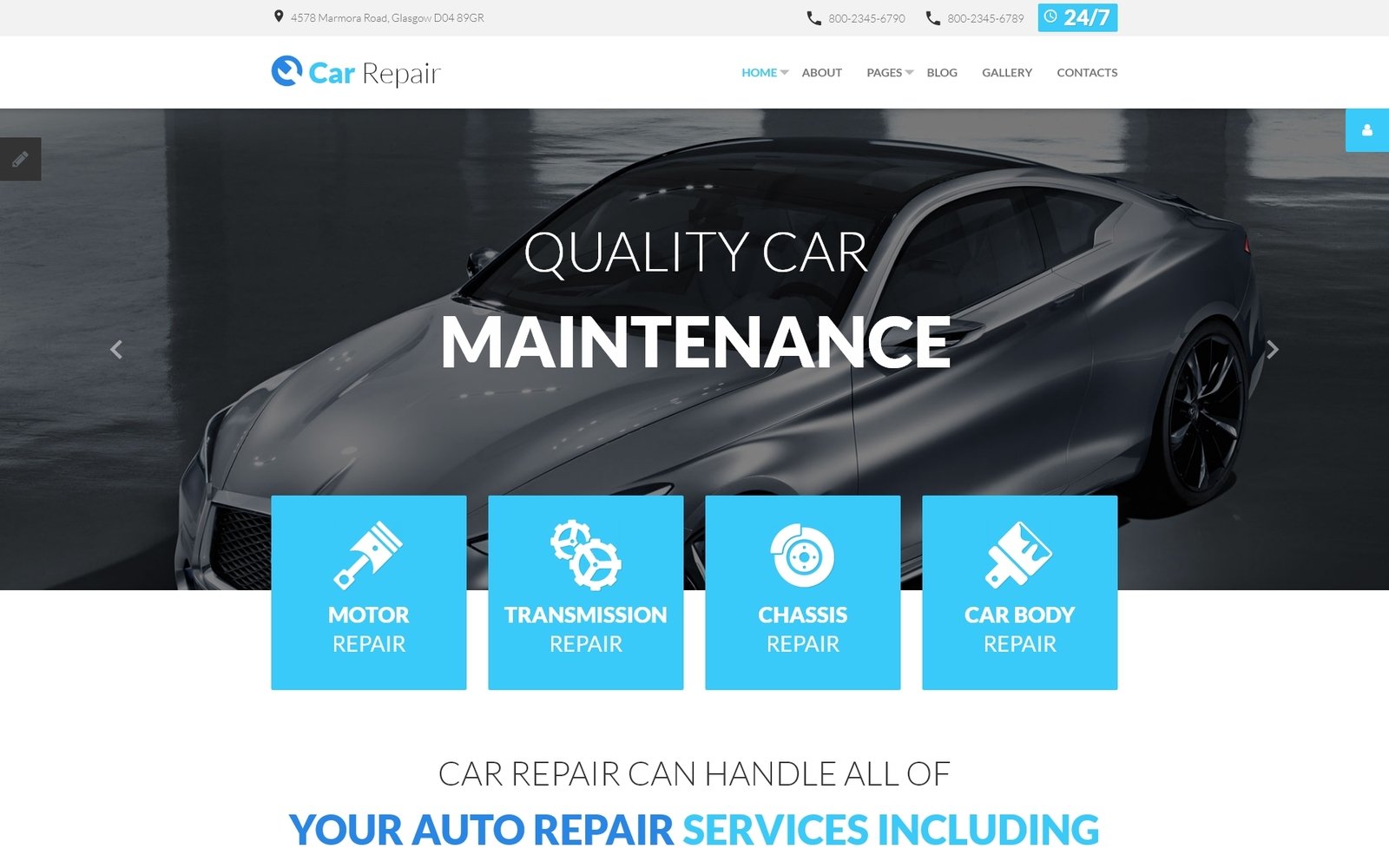 Reszponzív Car Repair Joomla sablon 59094