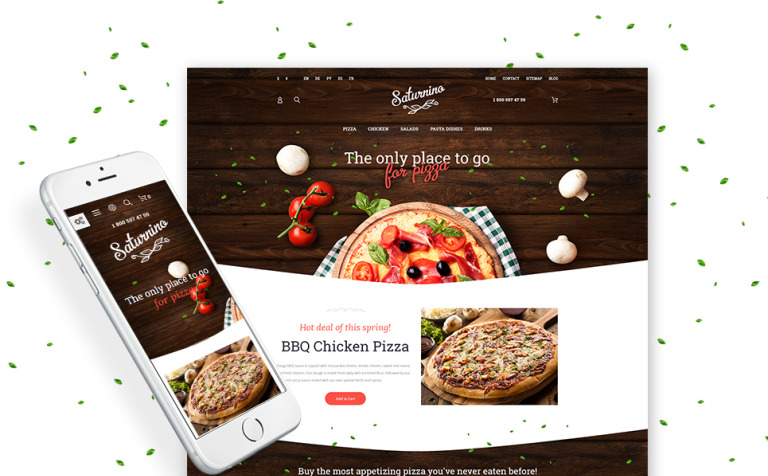 Saturnino - Pizza Restaurant Bootstrap PrestaShop Theme Big Screenshot Saturnino - Pizza Restaurant PrestaShop Theme New Screenshots BIG
