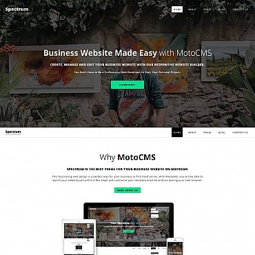 Spectrum Business Moto CMS 3 Template 