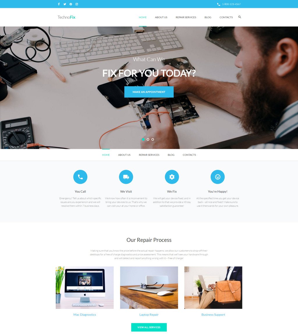 Computer Service Wordpress Theme