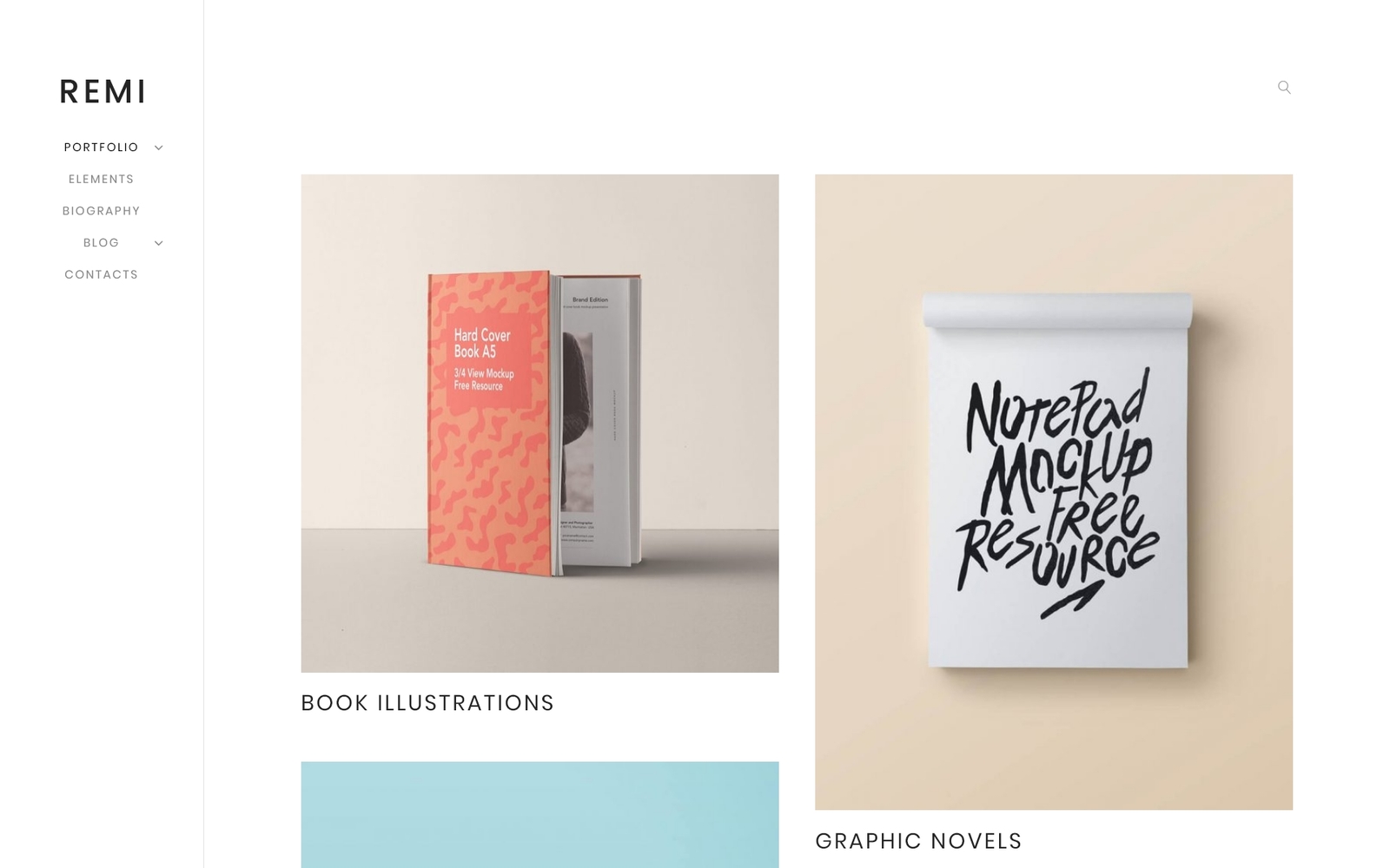 Tema De WordPress "Remi - Photographer Portfolio" #59020